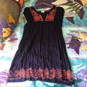 Blue & Coral Sundress